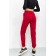 Спорт штани жіночі двонитка, колір бордовий, 129R1466