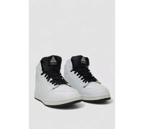 Кроссовки мужские зимние на меху, цвет бело-черный, 248RH1010-24