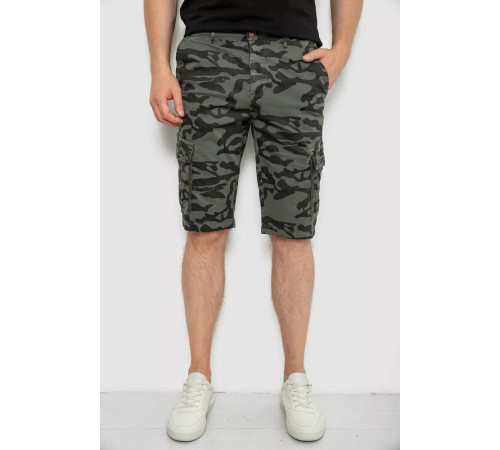 Шорти чоловічі мілітарі, колір хакі, 244R108-10