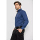Рубашка мужская, цвет синий, 214R7009-1