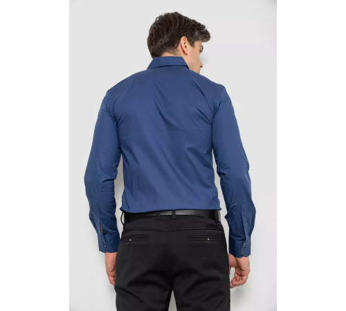 Рубашка мужская, цвет синий, 214R7009-1