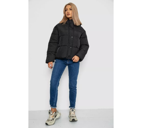 Куртка женская демисезонная, цвет черный, 244R703