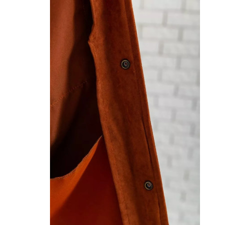 Вітровка чоловіча на кнопках, колір коричневий, 131R3022-1