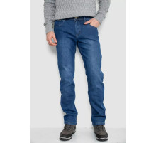 Джинси чоловічі на флісі, колір синій, 254R2401