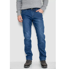 Джинси чоловічі на флісі, колір синій, 254R2401