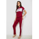 Піжама жіноча, колір бордовий, 243R1488-006