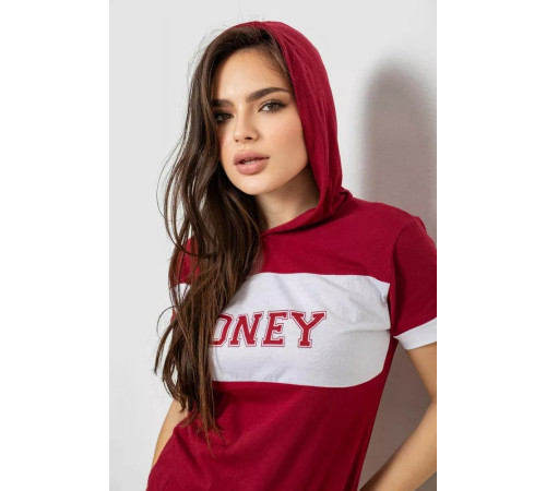 Піжама жіноча, колір бордовий, 243R1488-006