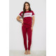 Піжама жіноча, колір бордовий, 243R1488-006
