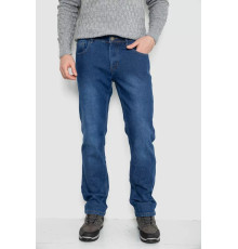 Джинси чоловічі на флісі, колір синій, 254R2409