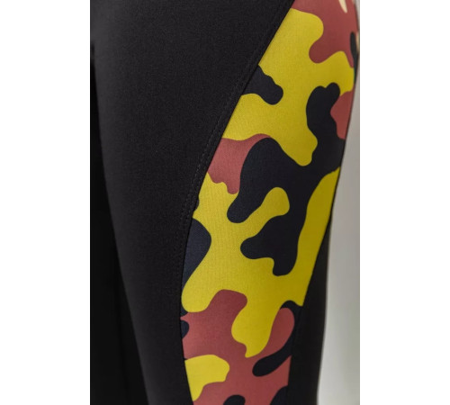 Спорт женский костюм для фитнеса, цвет милитари, 102R075-1