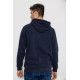 Худі чоловічий на флісі з капюшоном, колір темно-синій, 244R2196