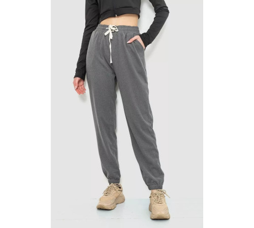 Брюки женские, цвет серый, 244R18319