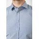 Сорочка чоловіча однотонна, колір сірий, 214R815