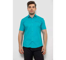 Сорочка чоловіча, колір бірюзовий, 214R7325