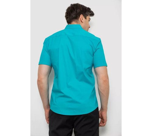 Сорочка чоловіча, колір бірюзовий, 214R7325