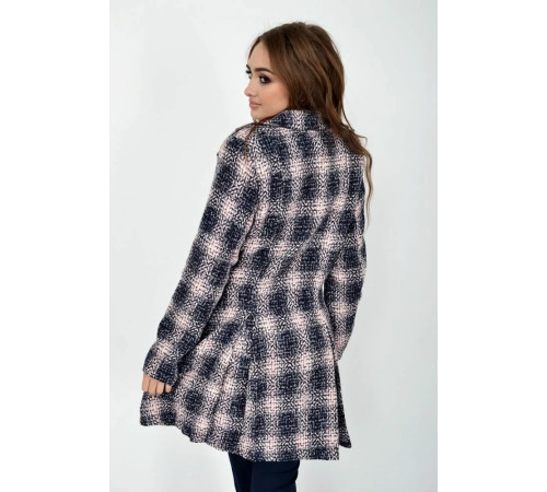 Пальто жіноче, колір синьо-рожевий, 104R1269