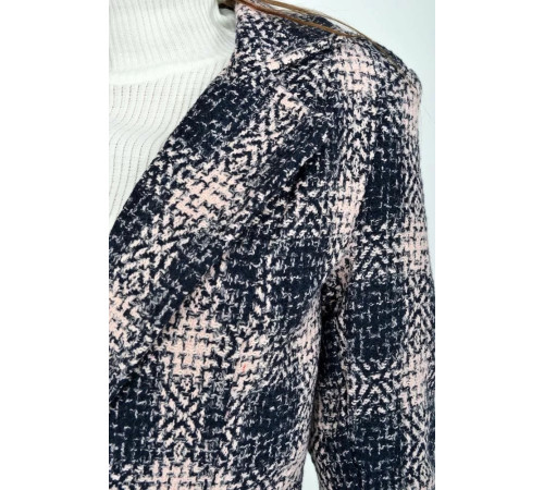 Пальто жіноче, колір синьо-рожевий, 104R1269