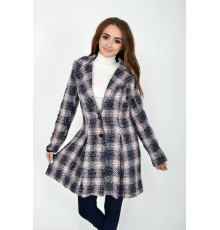 Пальто жіноче, колір синьо-рожевий, 104R1269