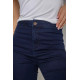 Шорти жіночі джинсові стрейчові, колір темно-синій, 247R529-1