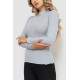 Водолазка женская трикотажная, цвет светло-серый, 204R035-1