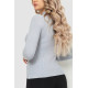 Водолазка женская трикотажная, цвет светло-серый, 204R035-1