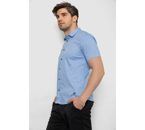 Рубашка мужская с короткими рукавами 214R6917-14, цвет Голубой