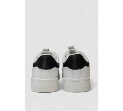 Кроссовки женские кожа, цвет бело-черный, 248RJH900-9