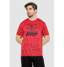 Мужская футболка с принтом, цвет красный, 244R6020