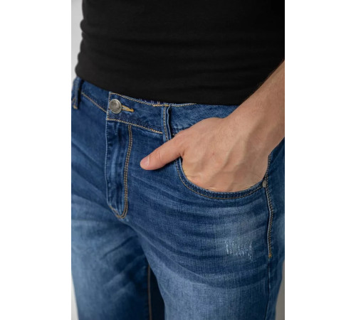 Джинсові шорти чоловічі, колір синій, 244R5A-045