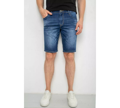 Джинсові шорти чоловічі, колір синій, 244R5A-045