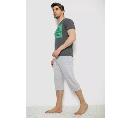 Піжама чоловіча, колір сірий, 243R6208