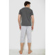 Піжама чоловіча, колір сірий, 243R6208