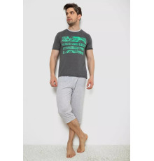 Піжама чоловіча, колір сірий, 243R6208