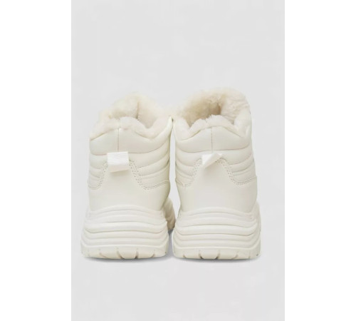 Кросівки жіночі зимові на хутрі, колір білий, 248RDM10