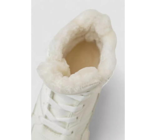 Кросівки жіночі зимові на хутрі, колір білий, 248RDM10