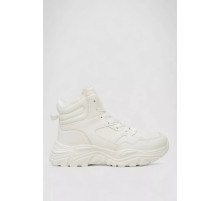 Кросівки жіночі зимові на хутрі, колір білий, 248RDM10