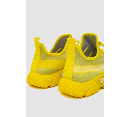 Кроссовки женские текстиль, цвет желтый, 243RD44-4