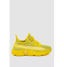 Кросівки жіночі текстиль, колір жовтий, 243RD44-4