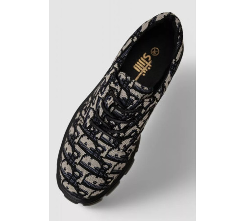 Лофери жіночі на шнурках, колір чорний, 248RRT15-8