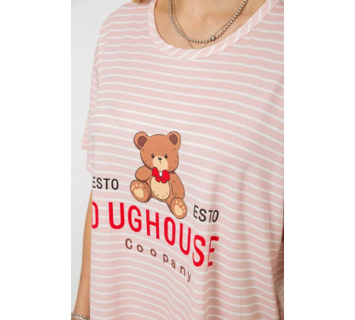 Ночная рубашка, цвет пудро-белый, 238R335-5