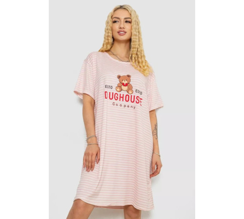 Ночная рубашка, цвет пудро-белый, 238R335-5