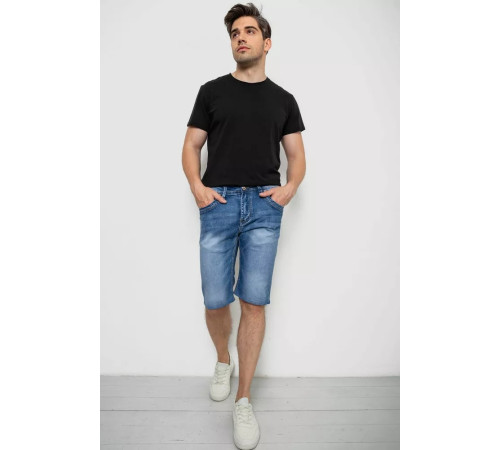 Шорты мужские джинсовые, цвет синий, 244RK7115