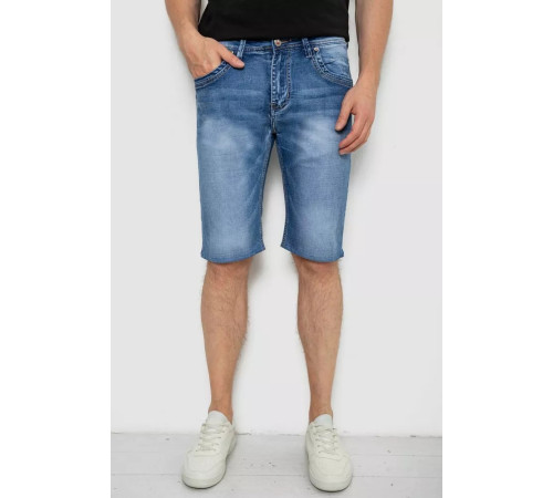 Шорты мужские джинсовые, цвет синий, 244RK7115