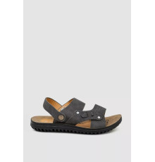 Сандалії для хлопчика підліткові, колір темно-сірий, 243RL9107