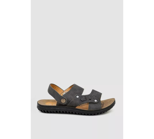 Сандалії для хлопчика підліткові, колір темно-сірий, 243RL9107