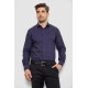 Сорочка чоловіча з принтом, колір синій, 214R7173