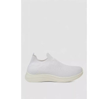 Слипоны мужские текстиль, цвет белый, 243R777-A1047