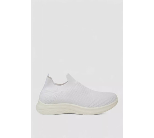Слипоны мужские текстиль, цвет белый, 243R777-A1047