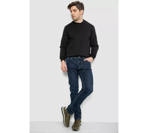 Джинси чоловічі демісезонні, колір темно-синій, 243R8689-4