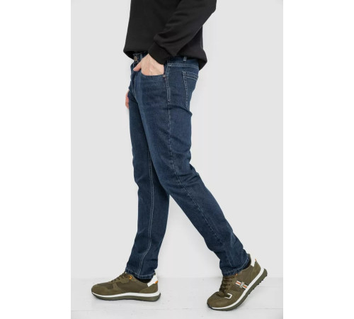 Джинси чоловічі демісезонні, колір темно-синій, 243R8689-4